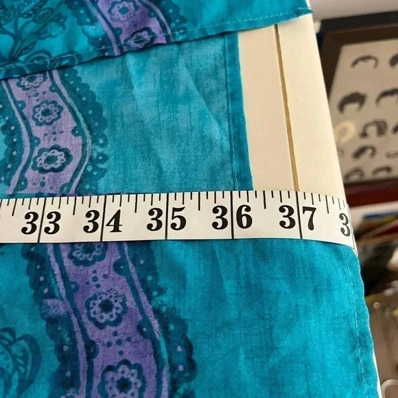 ❤️ Vintage Jobilee Floral Long Shirt Dress Size OS - Picture 6 of 8